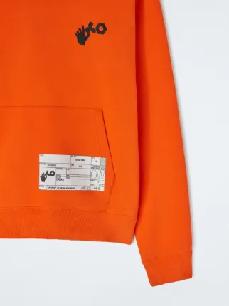 Off White c o teenage engineering Hoodie in orange Off White Official TR