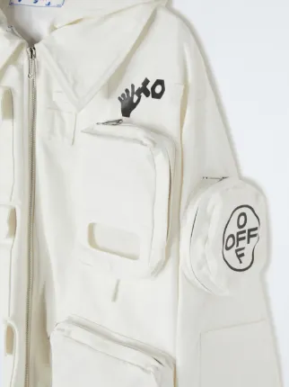 Off-White™️ c/o teenage engineering Track Jacket in white | Off 
