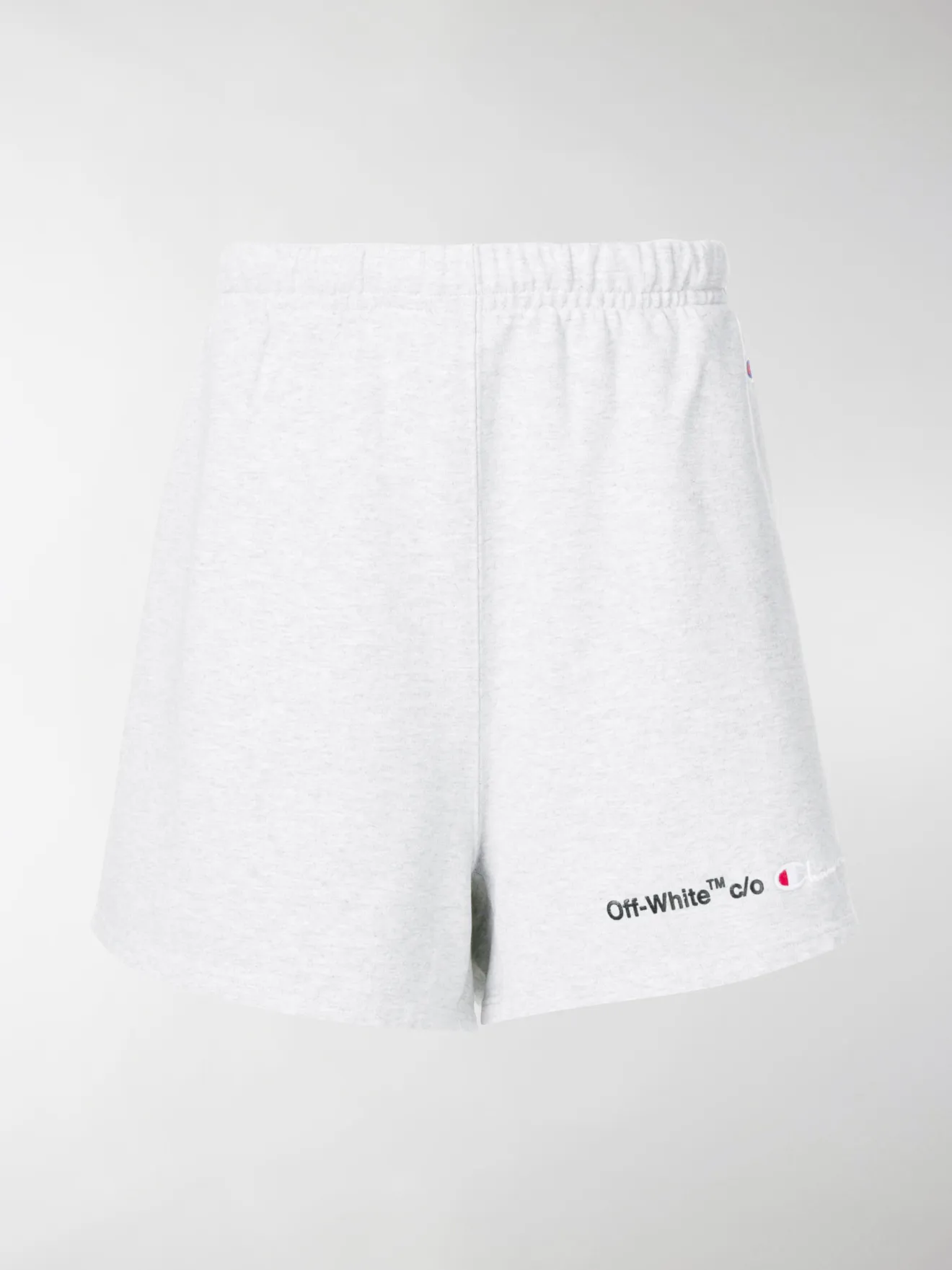 champion off white shorts