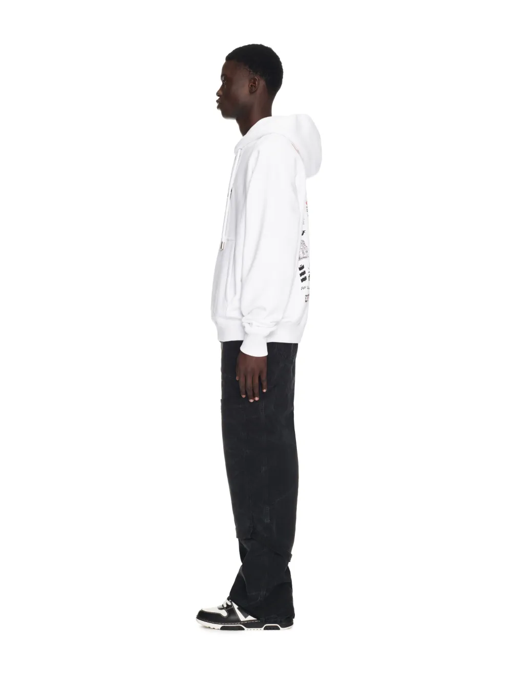 Off white hoodie discount fit