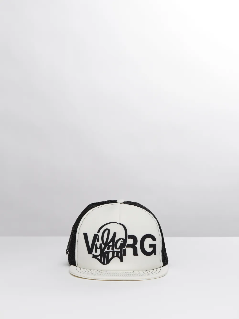 off white trucker hat