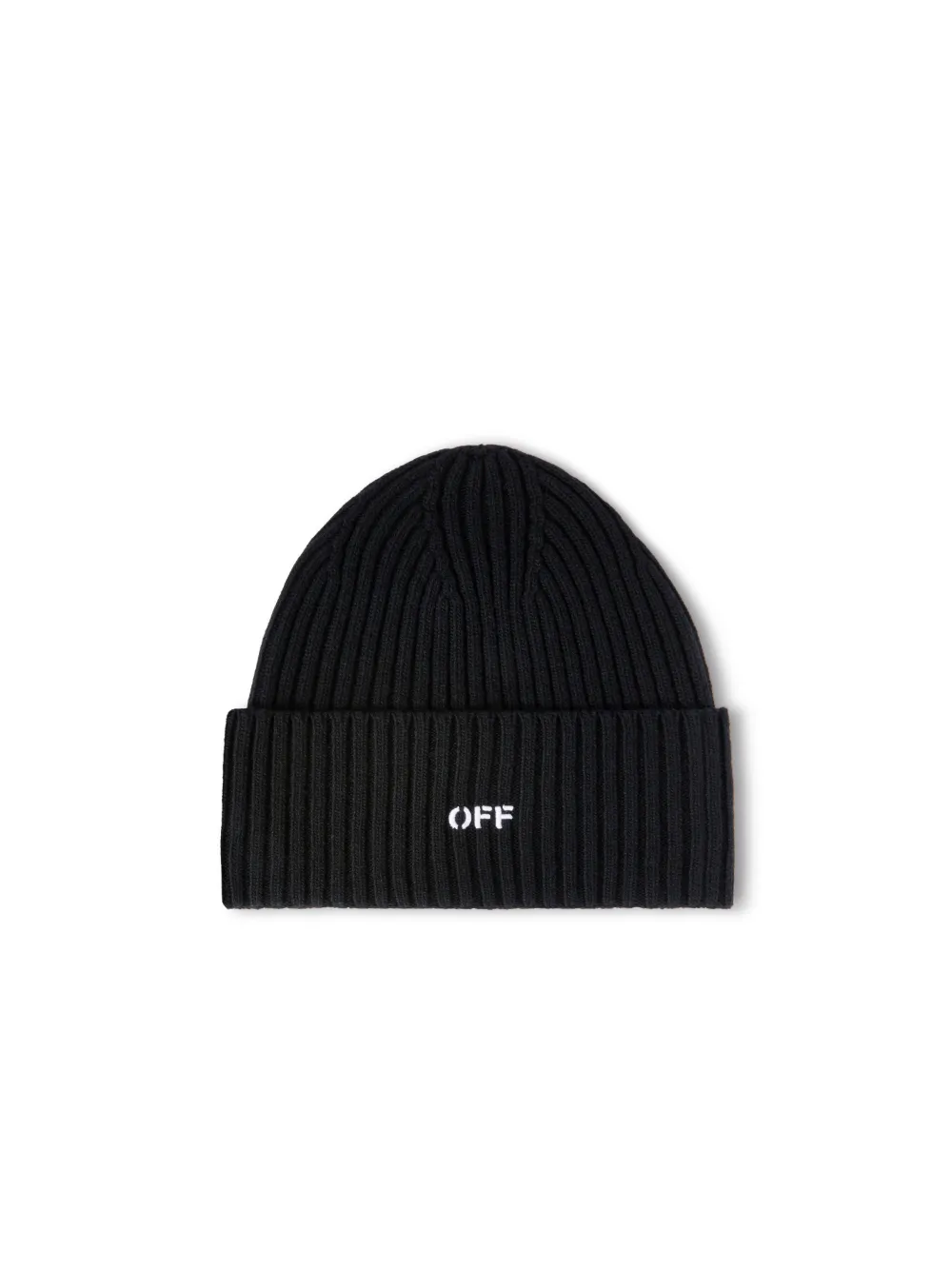 OFFSTAMP LOOSE KNIT BEANIE in black | Off-White™ Official GB