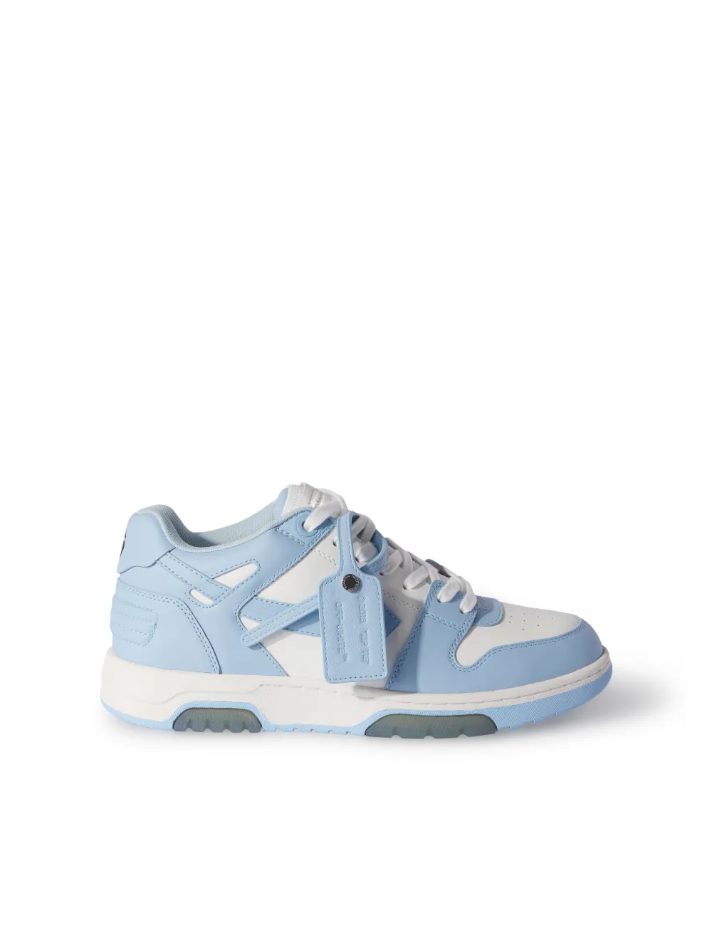 Out Of Office OOO White Light Blue Low Top Sneakers