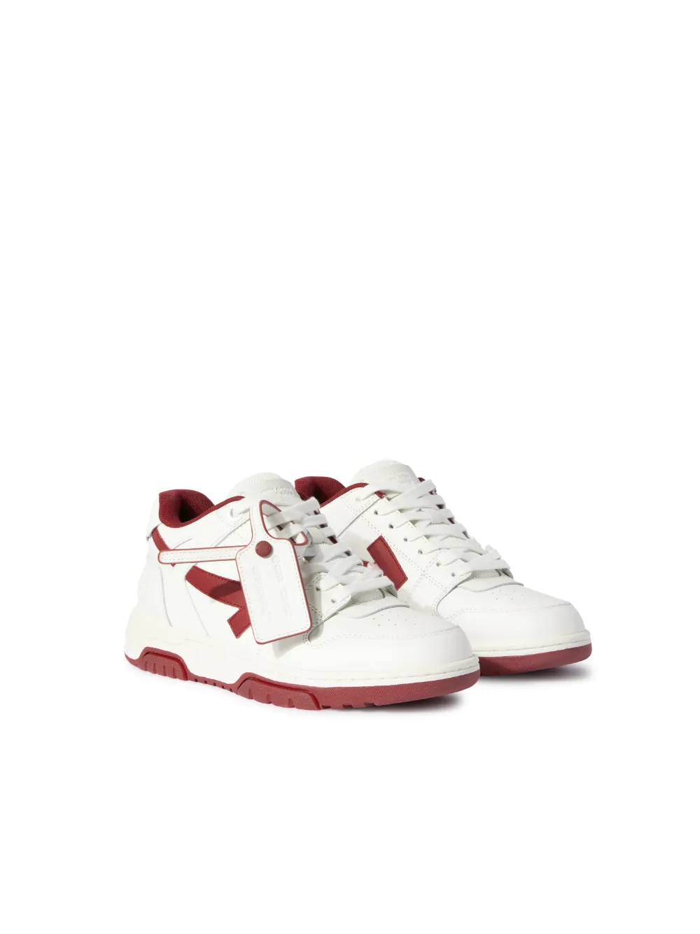 Out Of Office Calf Leather In White 