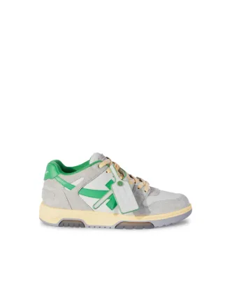 out of office off white green