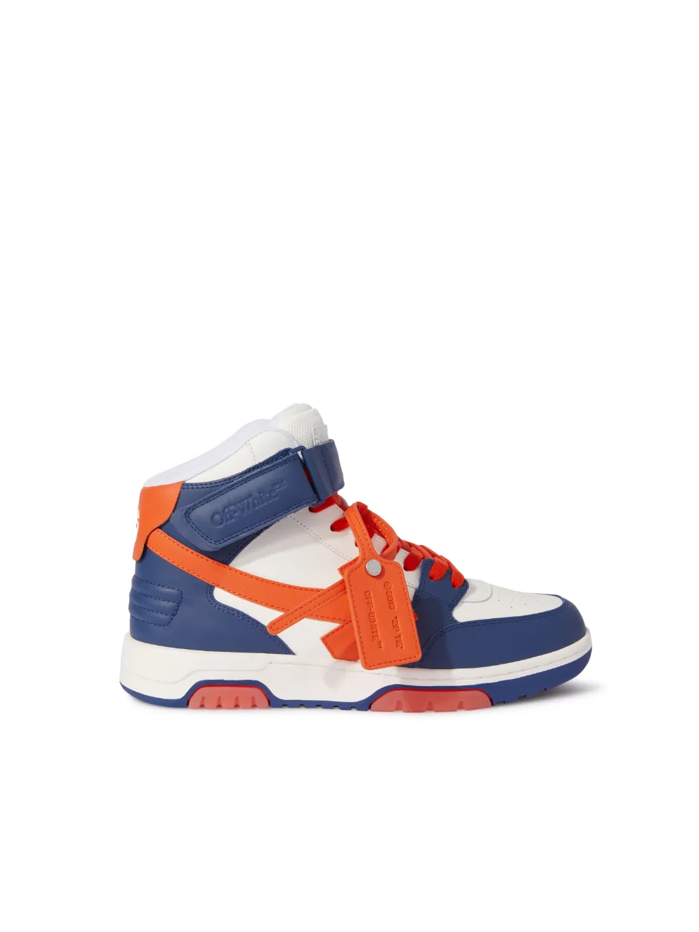 Off-White Out of Office Mid Top Lea - Male - Calf Leather/Leather/Polyester/PolyesterRubber - 41 - Blue