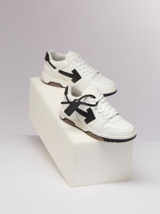 OFF-WHITE Out Of Office Leather Sneakers