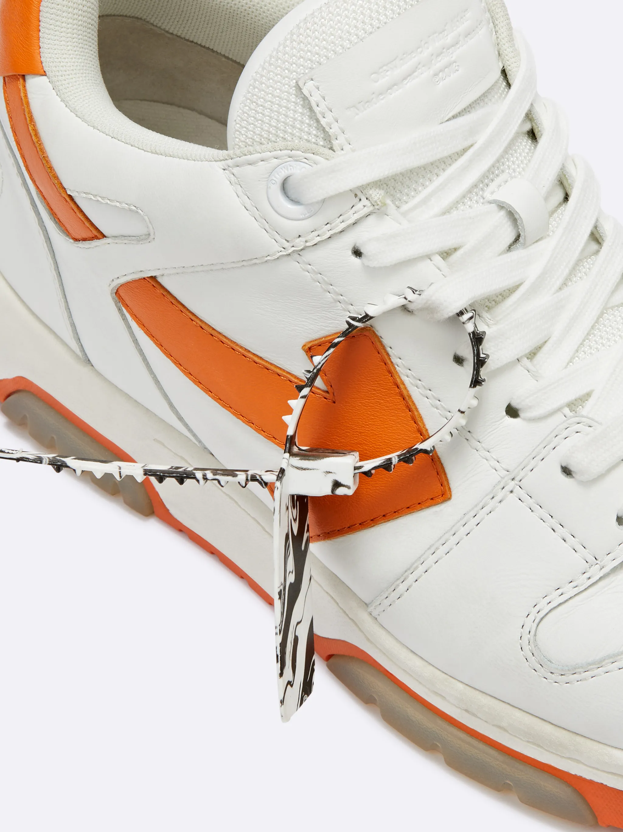 orange off white vans