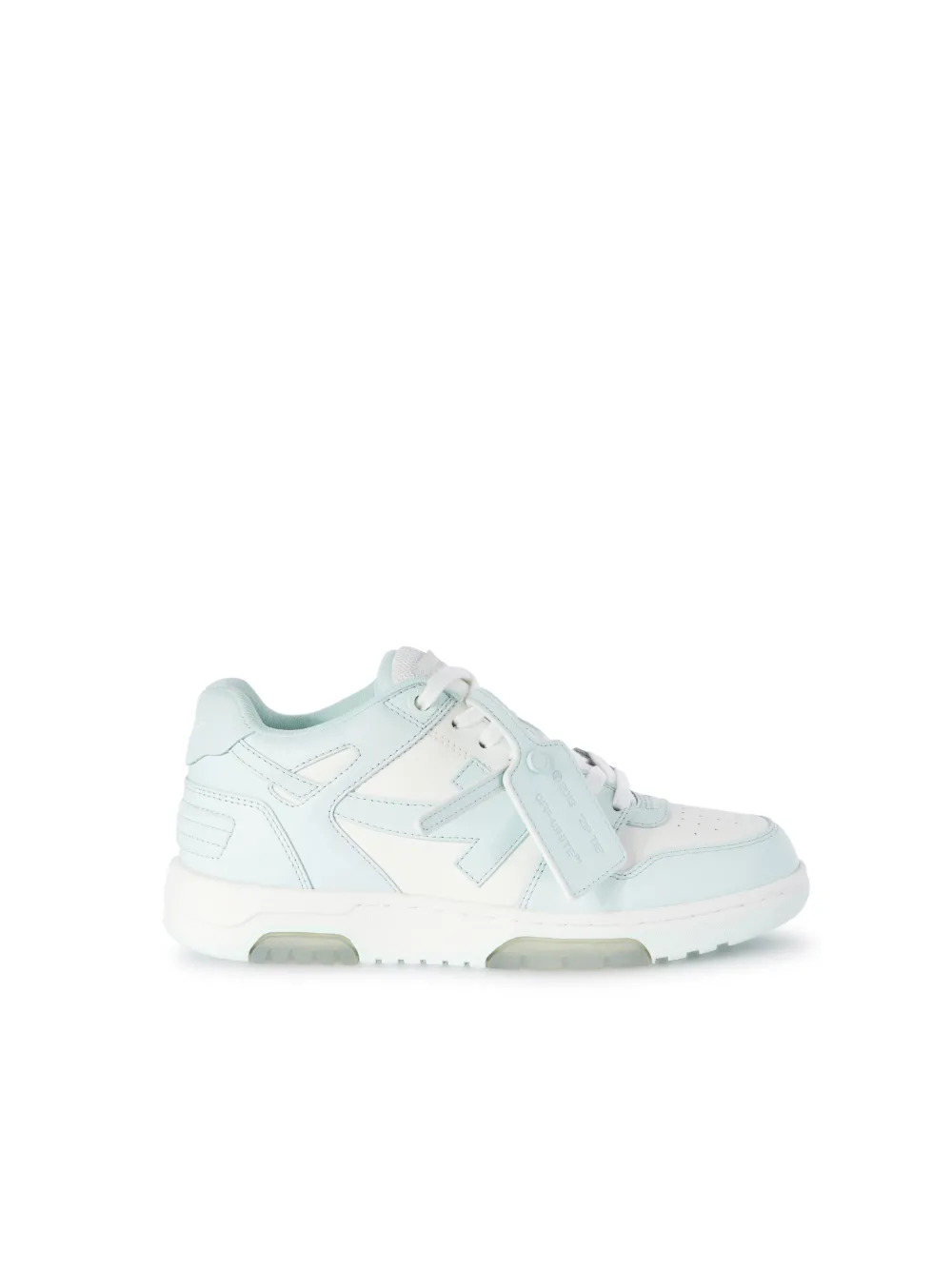 Off white panelled 2024 lace up sneakers