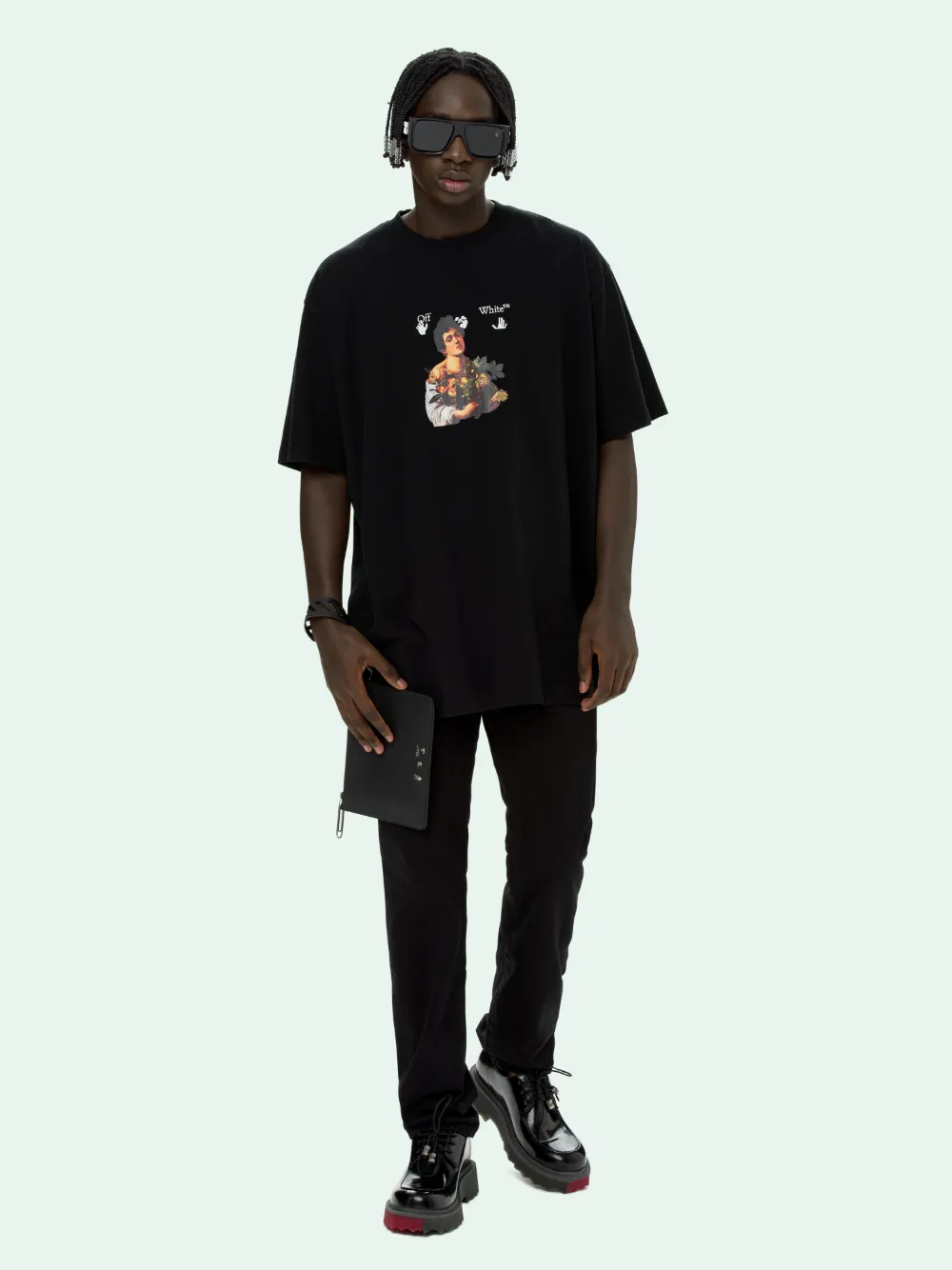caravaggio off white tee