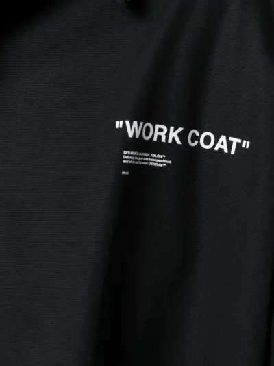 off white work coat