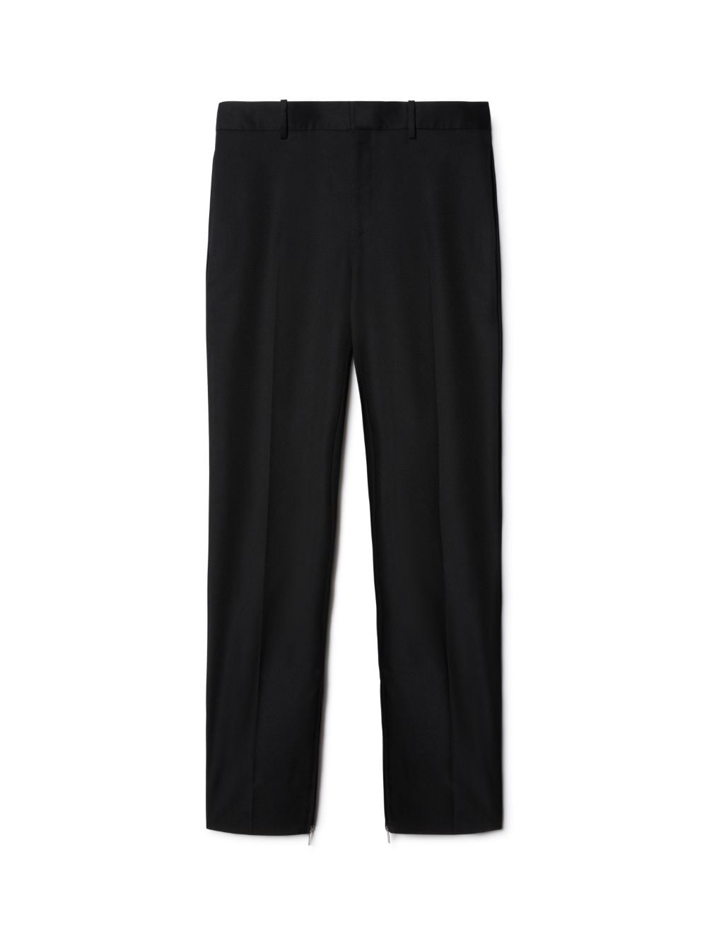 OFF-WHITE MEN OW EMBROIDERY WOOL SLIM ZIP PANTS - NOBLEMARS