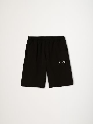 OW LOGO SWEATSHORTS in black | Off-White™ Official US