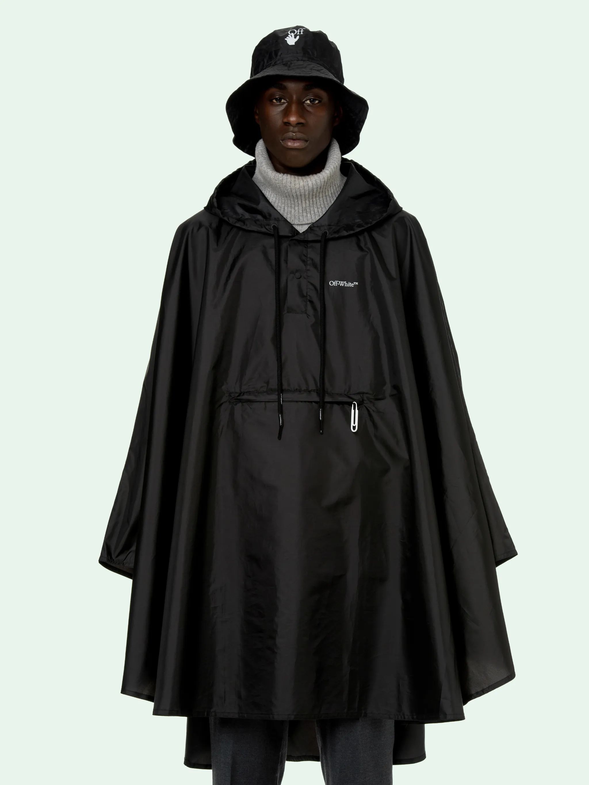 nike off white raincoat