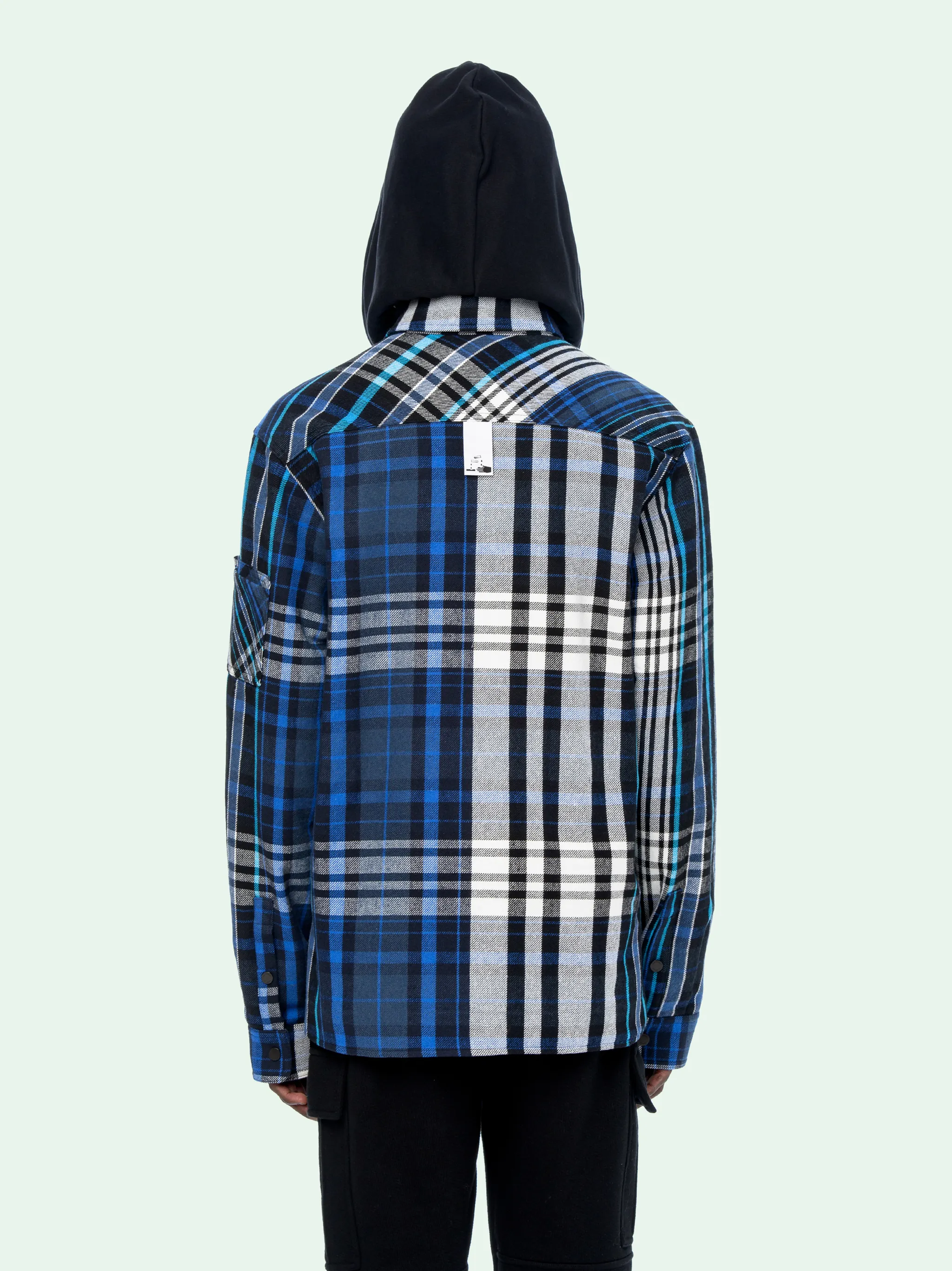 off white hoodie flannels