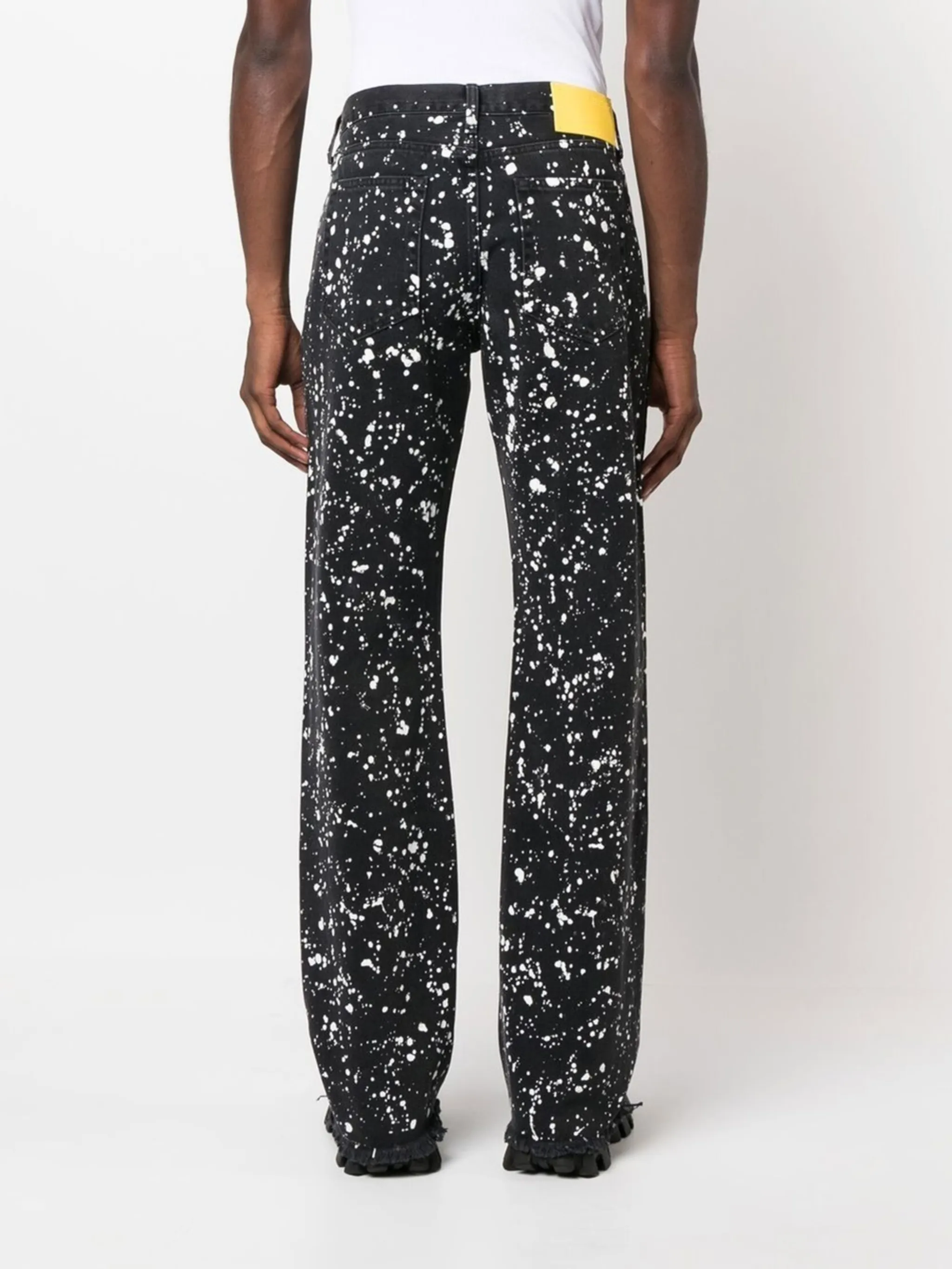 Off-White paint splatter print jeans | Eraldo.com IO