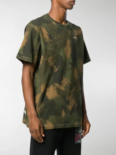 Off-White paintbrush camouflage T-shirt 