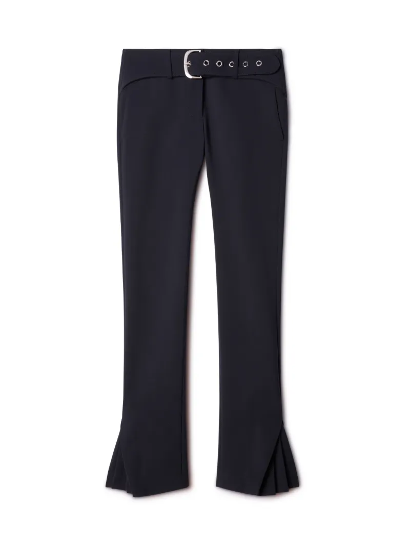 Pantaloni slim con fibbie