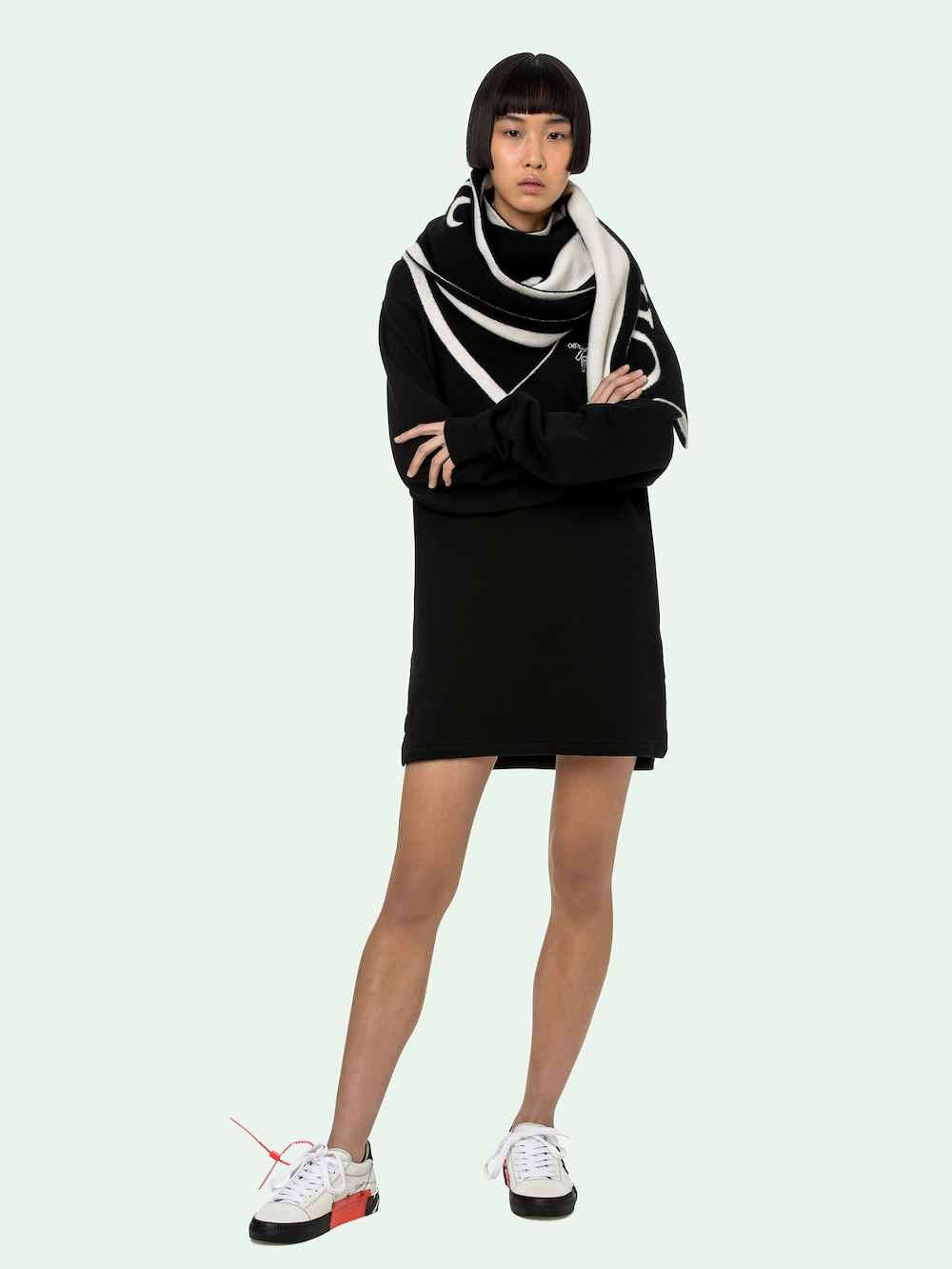 PAPER CLIP ARROWS DRESS primary image