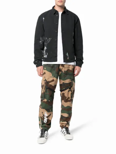 camouflage parachute pants