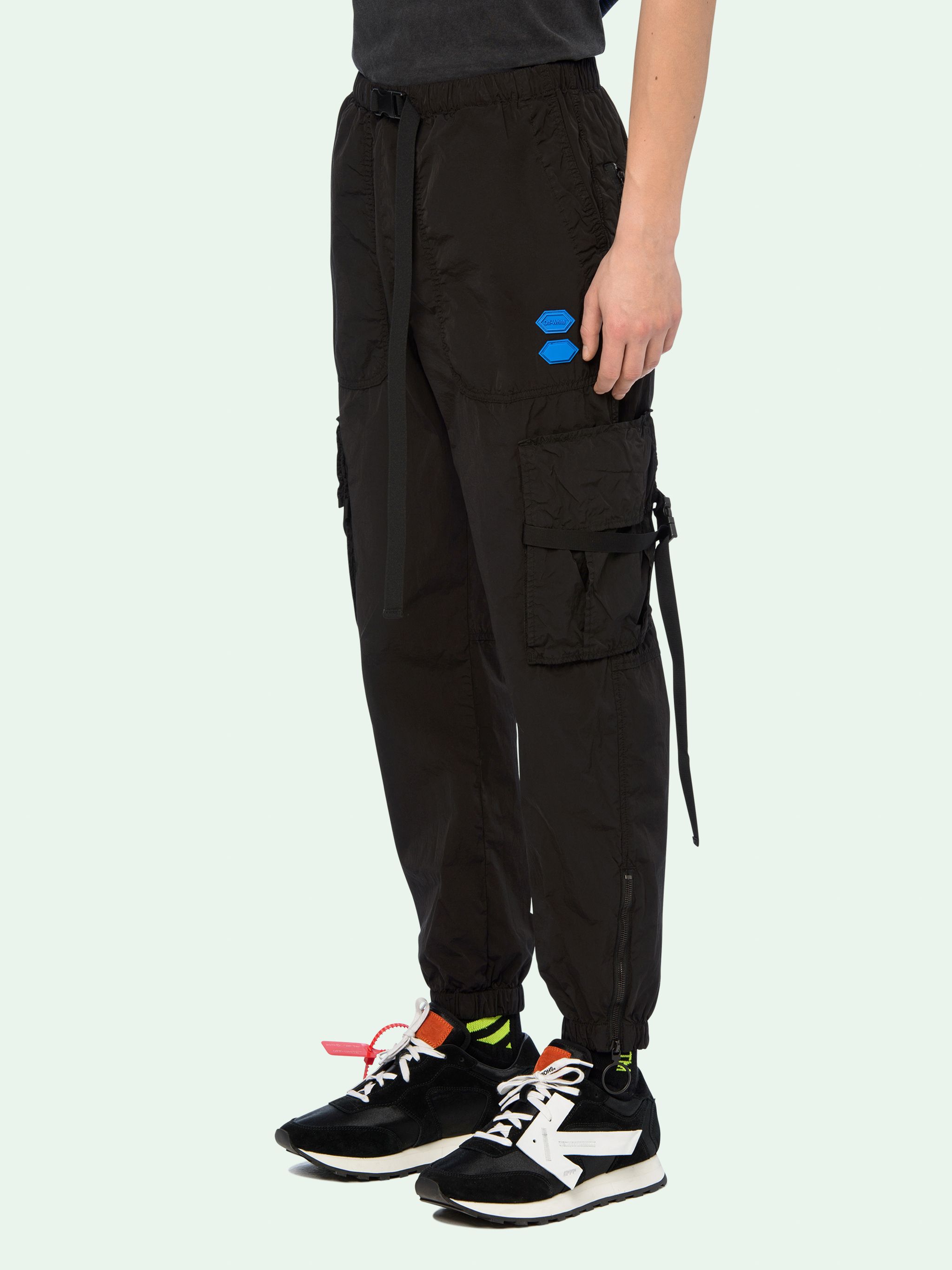 mens parachute cargo pants