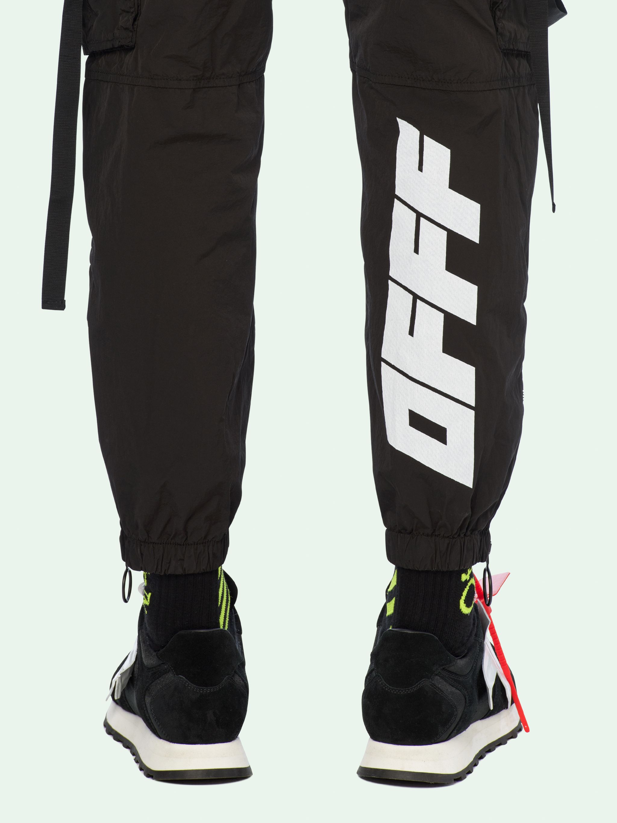 off white parachute cargo pants