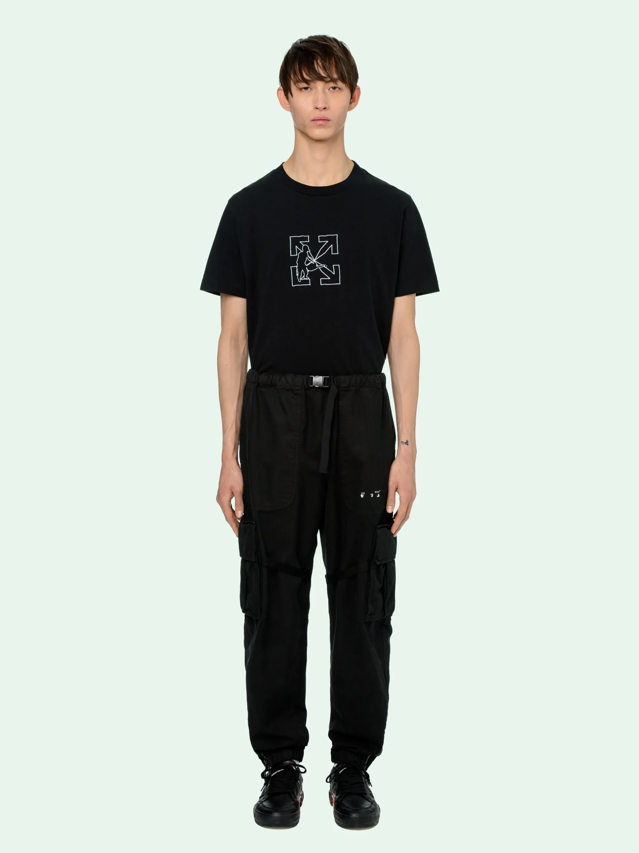 off white parachute cargo pants