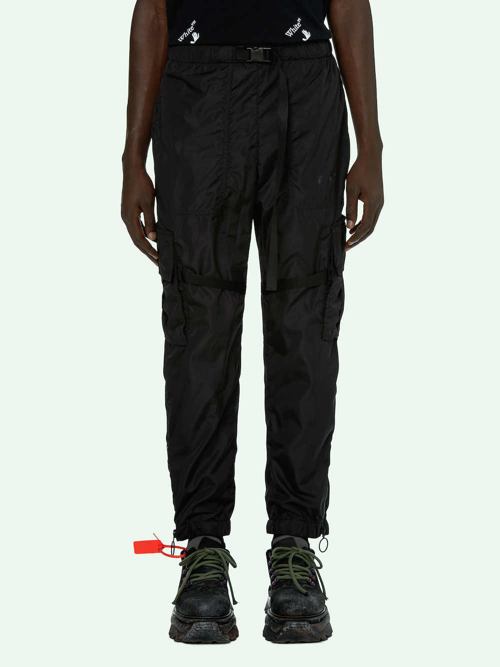 off white parachute cargo pants