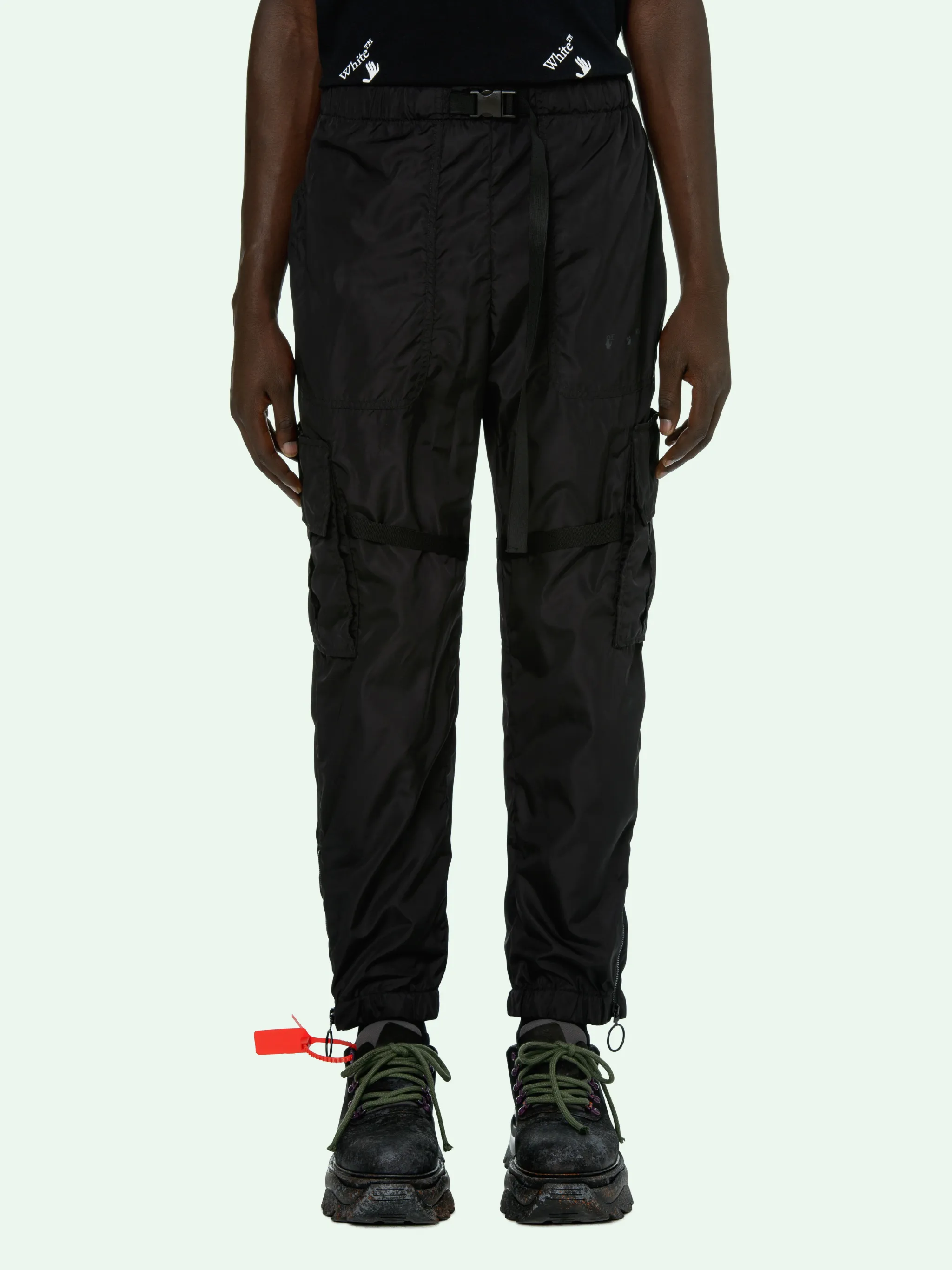 off white cargo jeans