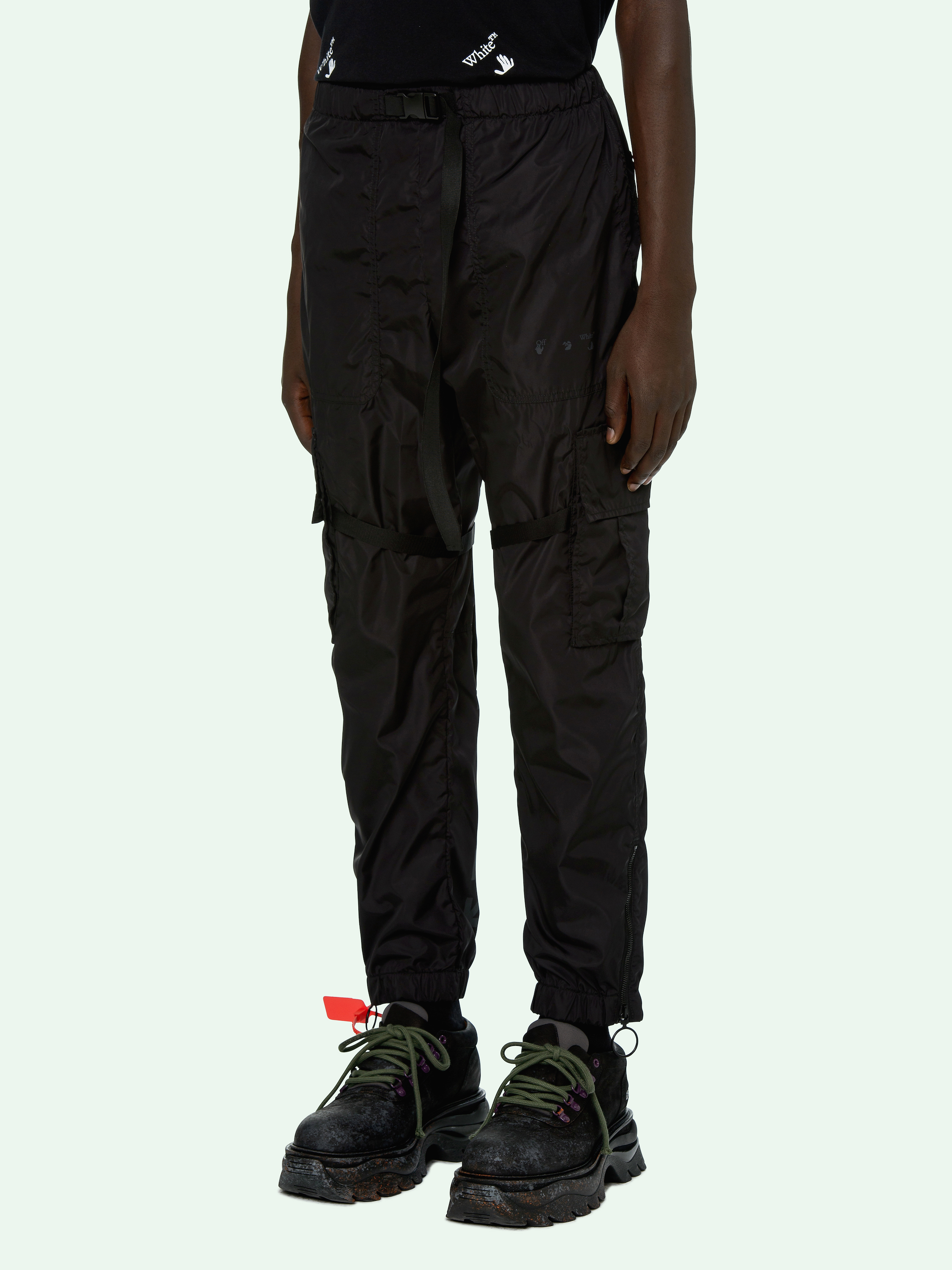 off white parachute cargo pants