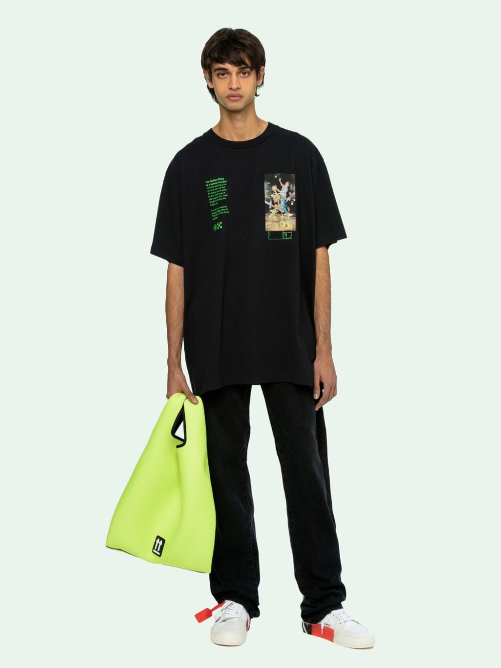 PASCAL PAINTING S/S OVER T-SHIRT in black | Off-White™ Official FR