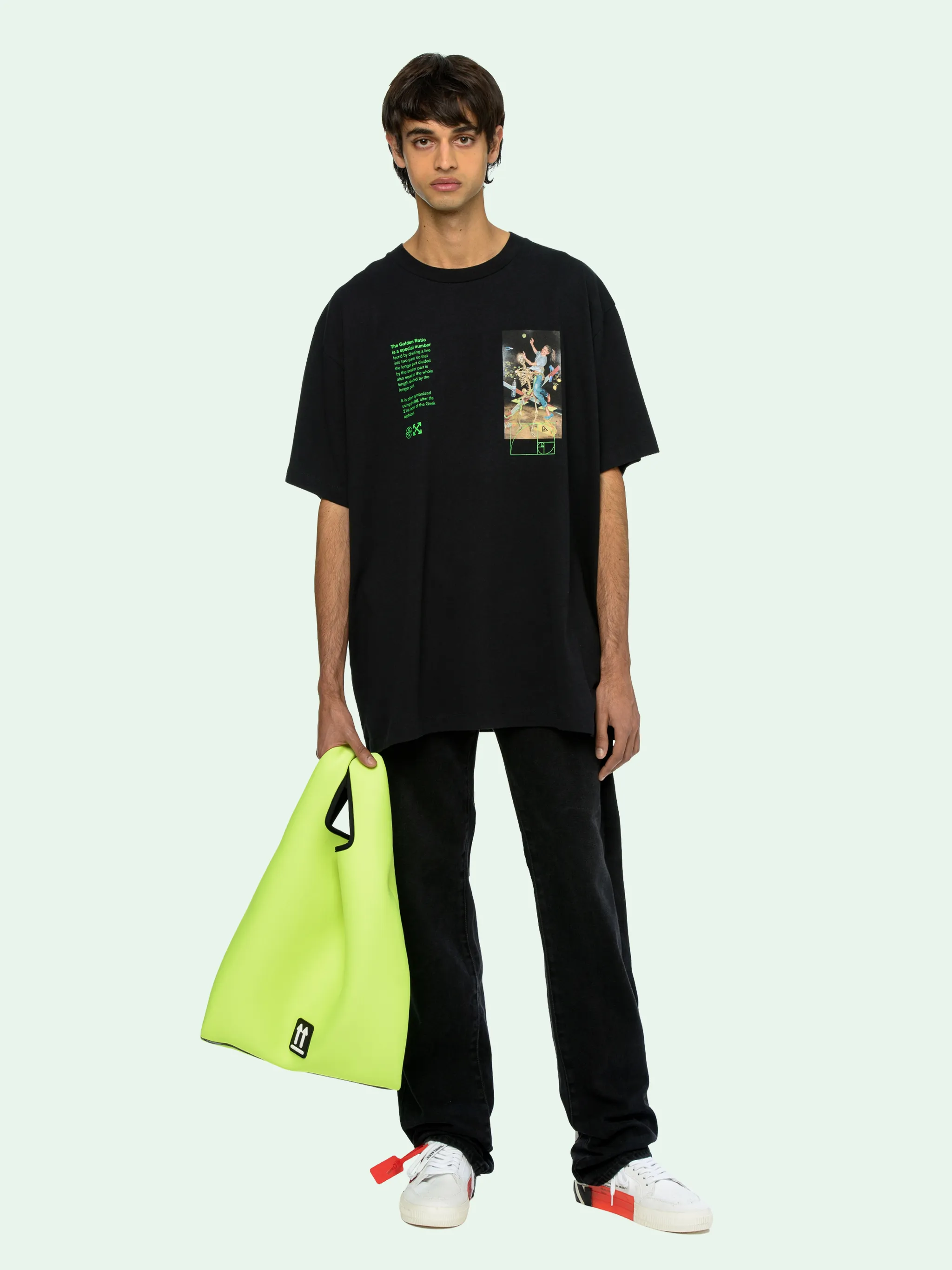 off white multicolor shirt