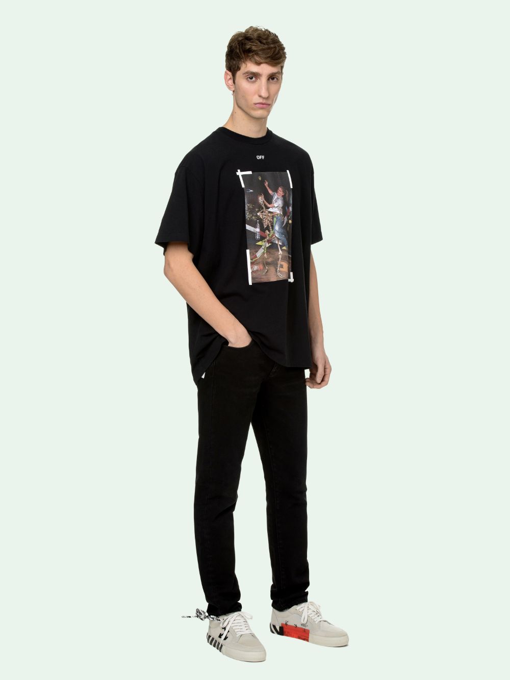 PASCAL S/S OVER T-SHIRT in black | Off-White™ Official US