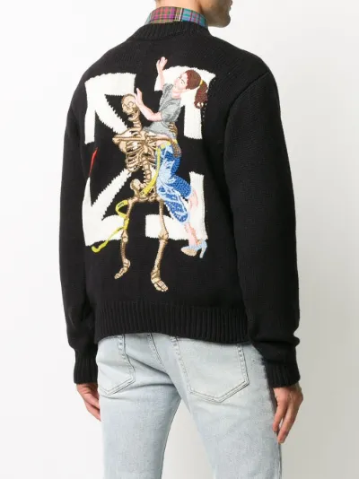 Off-White Pascal Wet Floor crew neck jumper | Eraldo.com HR Off-White Pascal Wet Floor crew neck jumper | Eraldo.com HR