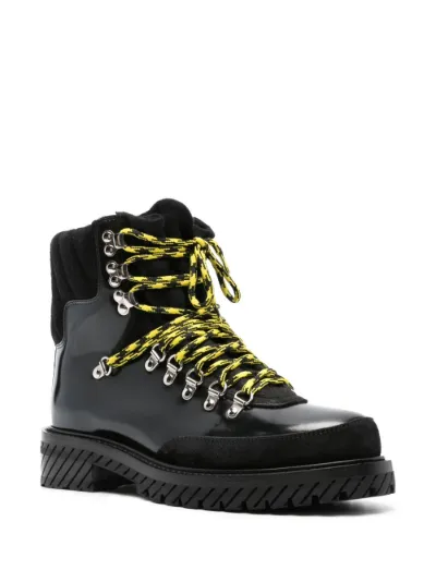off white black hiking boots