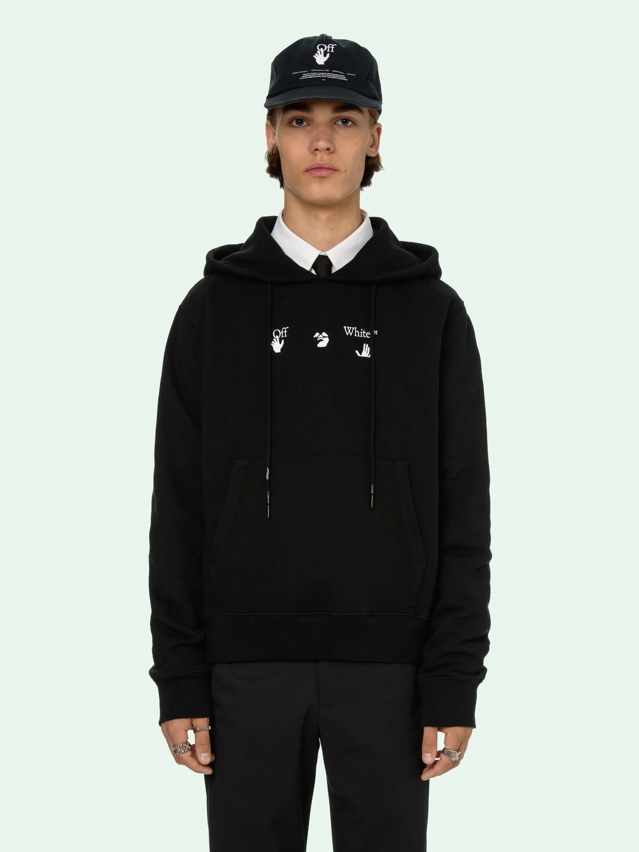 off white peace hoodie