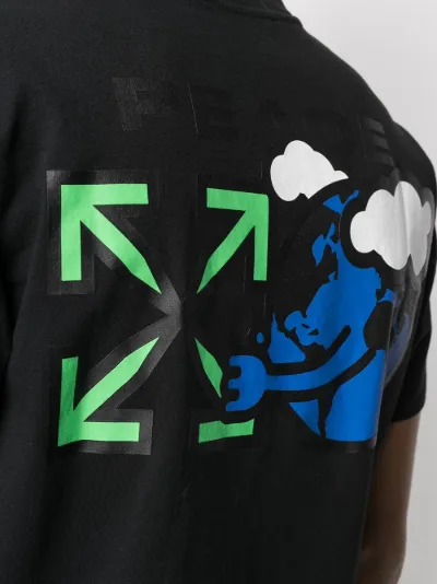 Off-White Peace Worldwide T-shirt | Eraldo.com AQ Off-White Peace Worldwide T-shirt | Eraldo.com AQ