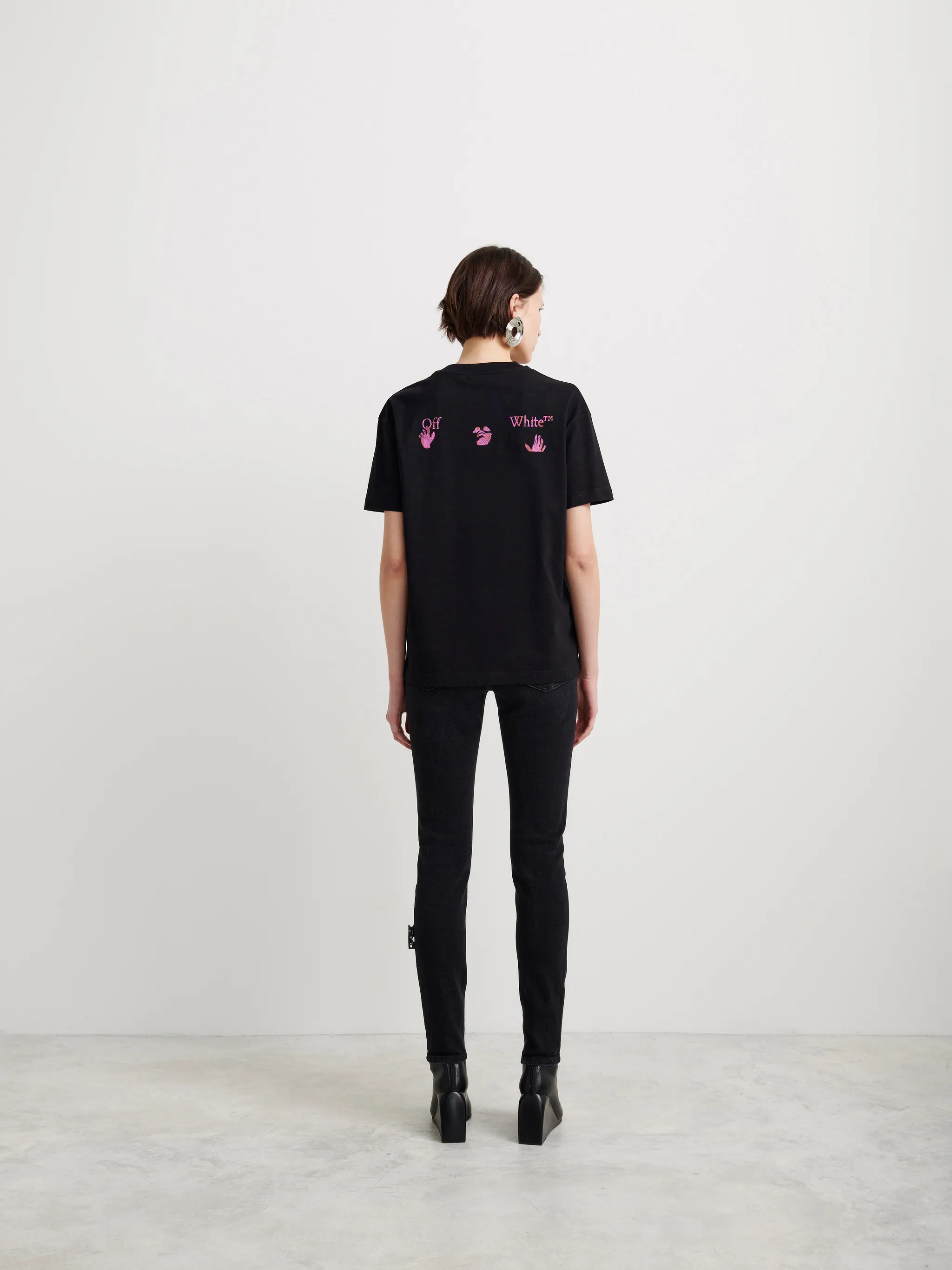 Pen Face S/S T-Shirt - Off-White 