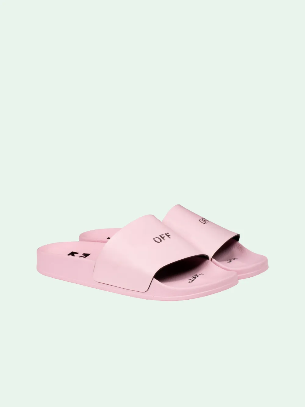 off white pool slides women's