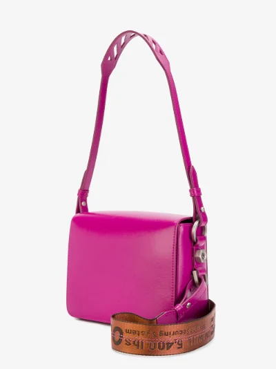 off white purse pink