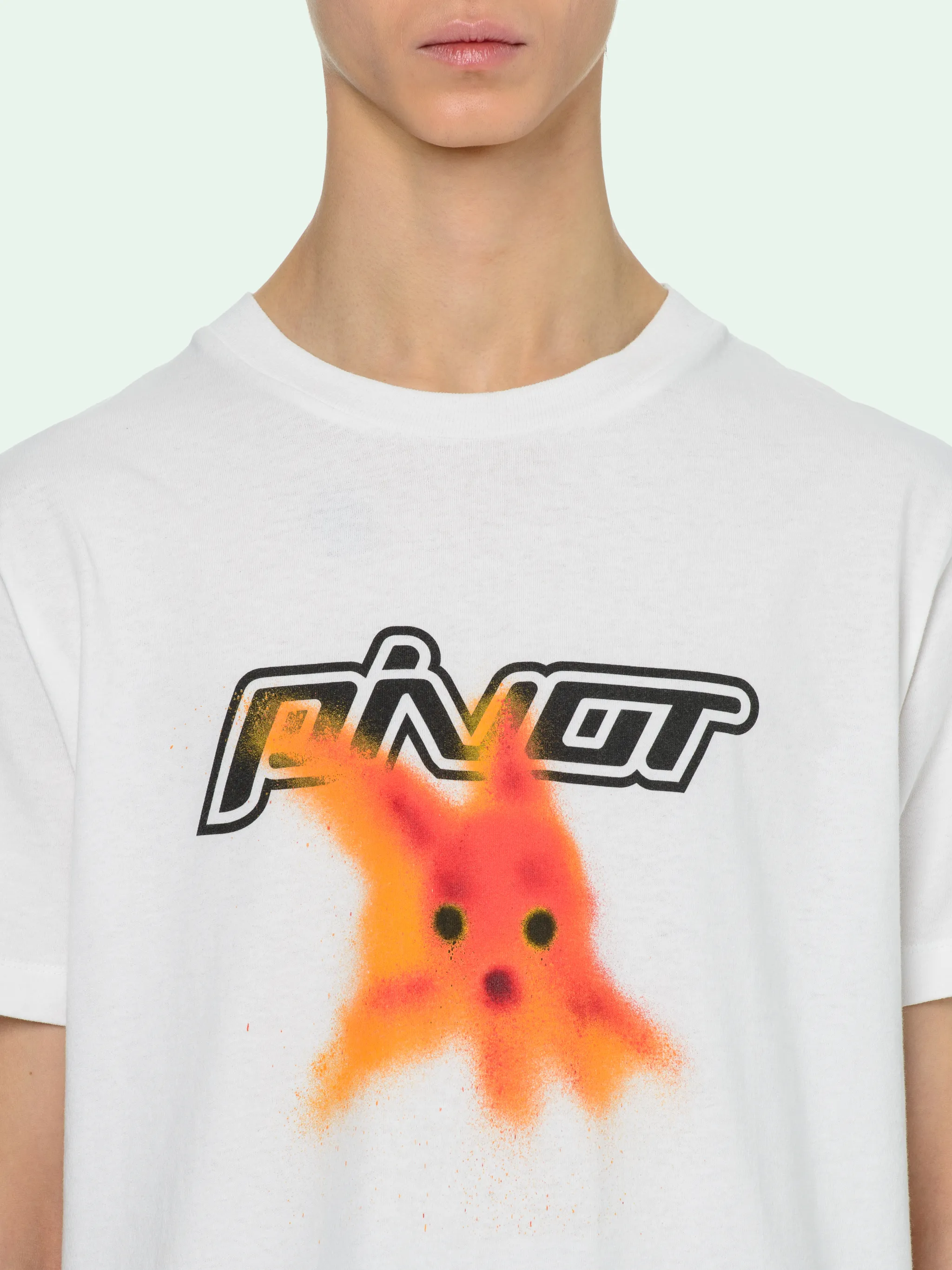 off white fish shirt