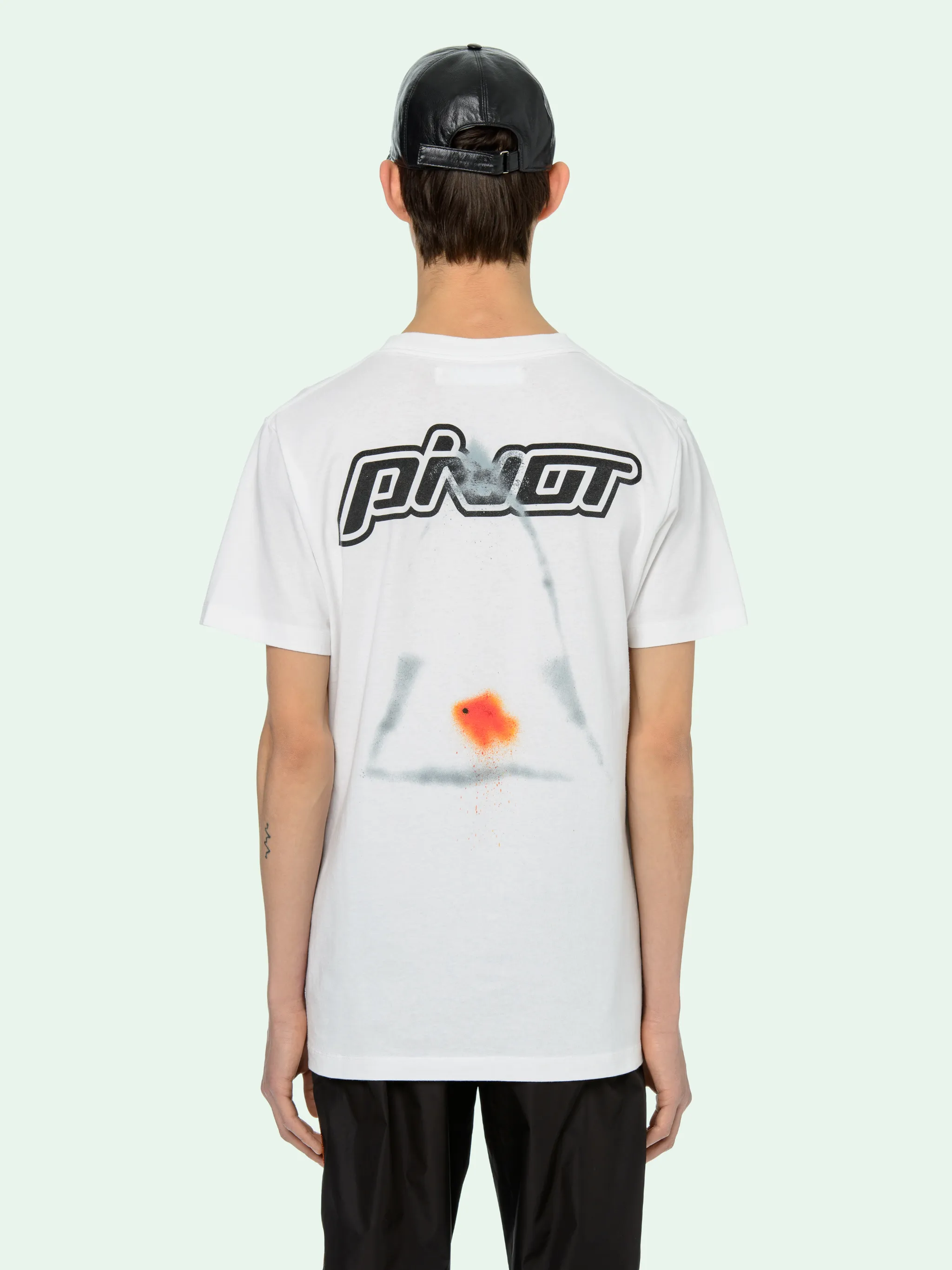 off white fish shirt