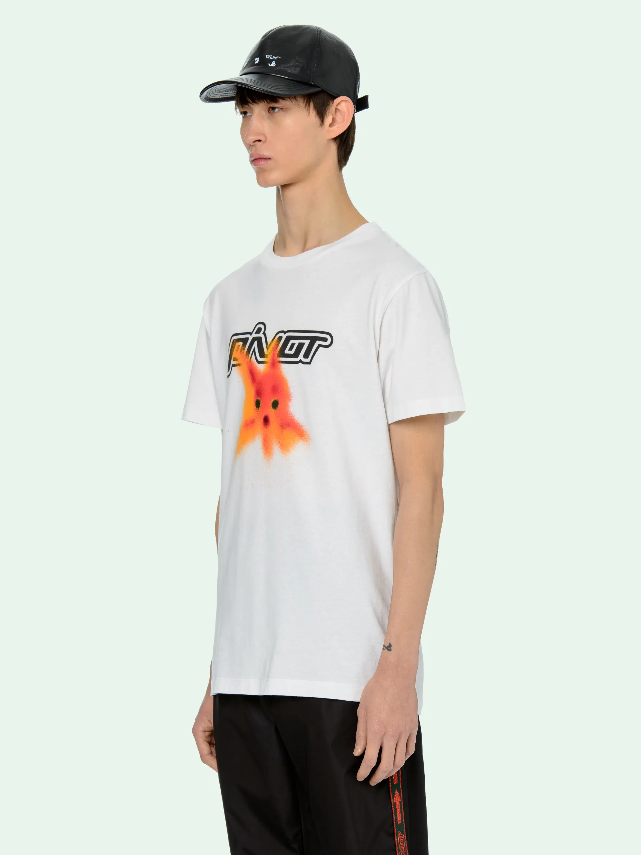 off white fish shirt