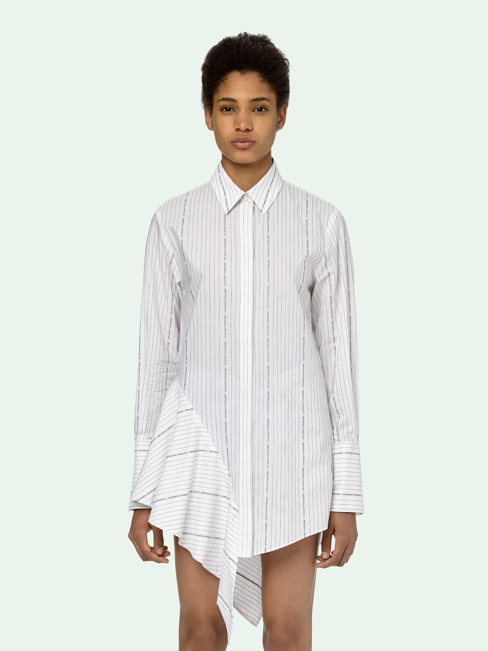 POPELINE ASYMMETRICAL DRESS secondary image