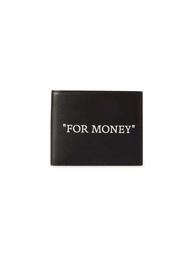 Portafoglio Bi-Fold con scritta