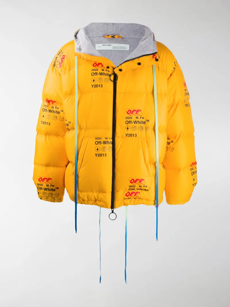 off white yellow jacket