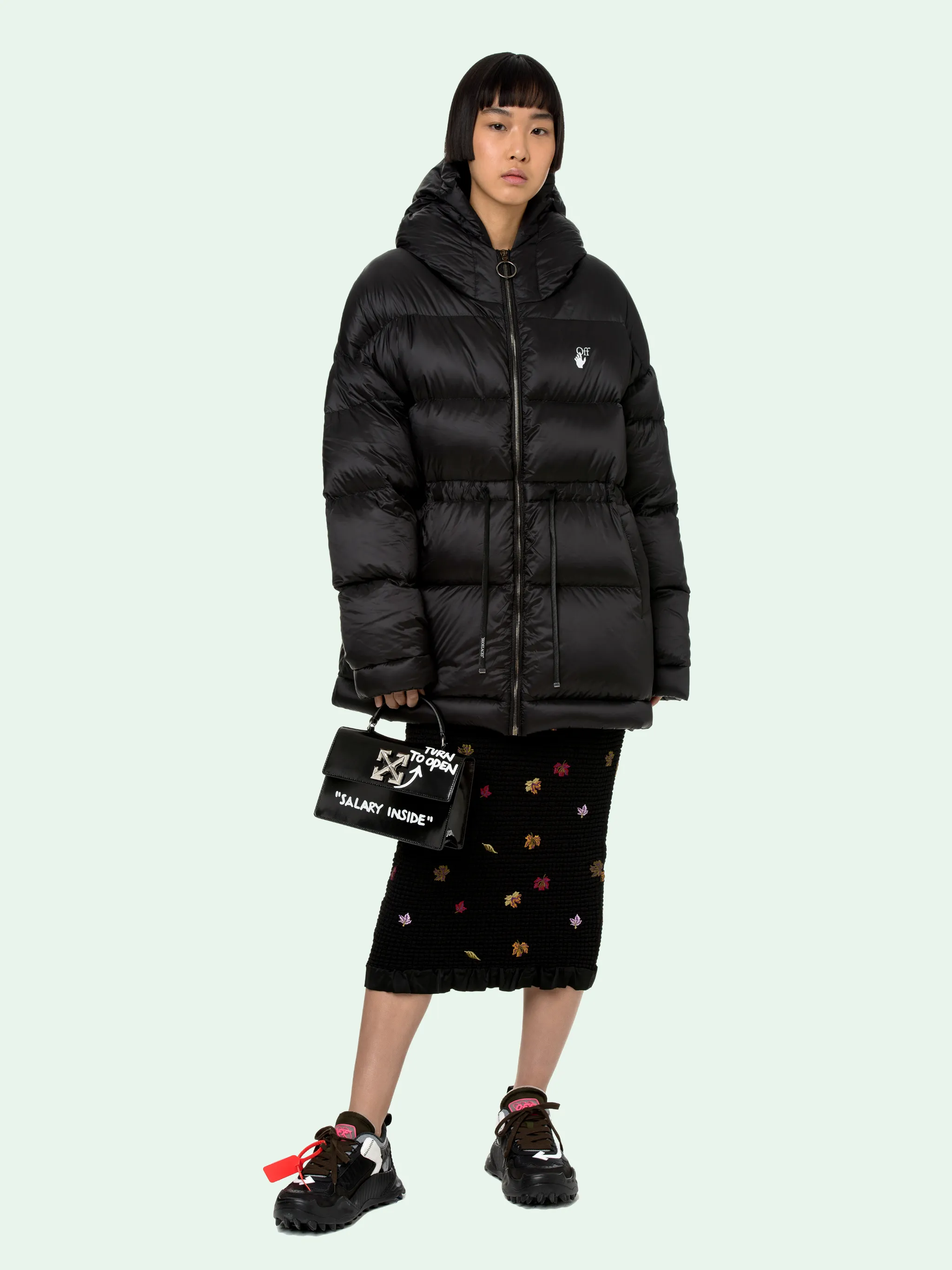 off white bubble jacket