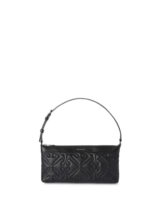 LEATHER QUILTED MEDIUM POUCH OFF WHITE LEATHER QUILTED MEDIUM POUCH OFF WHITE