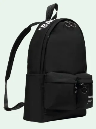 QUOTE BACKPACK in black Off White Official AN