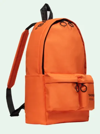 Off white backpack orange new arrivals